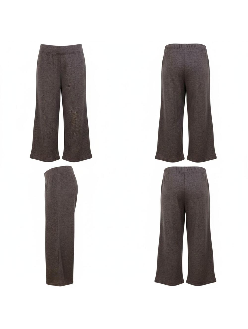 Honeydew Gray Casual Bottoms Soft Elastic Waist